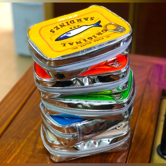 NWT- Sardine Can Cosmetic Bags - Picture 4 of 4